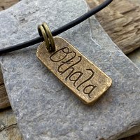 Othala Rune, Bronze Rune Charm, Hand Carved, Recycled Metal, Viking Pendant, Men Women, Elder Futhark, Ancient Pagan Symbols, Norse Nordic
