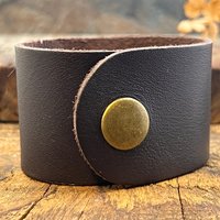 Tree of Life, Copper & Leather Cuff Bracelet, Unisex Jewelry, Hand Carved, Brown Leather Adjustable Cuff, Size 6.75-8, Earthy Rustic Jewelry
