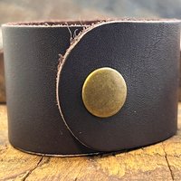Tree of Life, Copper & Leather Cuff Bracelet, Unisex Jewelry, Hand Carved, Brown Leather Adjustable Cuff, Size 6.75-8, Earthy Rustic Jewelry