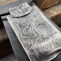 Tree of Life Pendant, Sterling Silver Tree Necklace, Irish Celtic Jewelry, Pagan Celtic Witch, Druid Sacred Trees, Celtic Spirals, Handmade