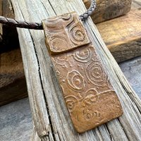 Celtic Tree of Life, Copper Pendant, Irish Celtic Spirals, Hand Carved, Crann Bethadh, Soul Harbor Jewelry, Handmade Art, Celtic Witch Pagan