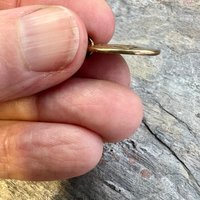 Bronze Trinity Knot, Triquetra, Wax Seal Charm, Connemara Marble, Irish Celtic Jewelry, Pagan, 8th Anniversary, Triple Goddess, Celtic Witch