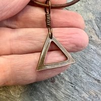 Fire Element, Copper Charm, Elemental Signs, Pagan Witch Gift, Astrological Signs, Aries, Leo, Sagittarius, Summer, Elemental Symbols, South