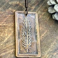 Feather Pendant, Copper Necklace, Single Feather, Irish Celtic Spirals, Men Women Jewelry, Earthy Rustic, Talisman, Fly Flight, Freedom