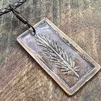 Feather Pendant, Copper Necklace, Single Feather, Irish Celtic Spirals, Men Women Jewelry, Earthy Rustic, Talisman, Fly Flight, Freedom