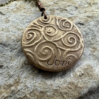 Door County Wisconsin, Sailboat Charm, Bronze Pendant, Celtic Spirals, Nautical Sailing, Protection Guidance Talisman, Great Lakes, Journey