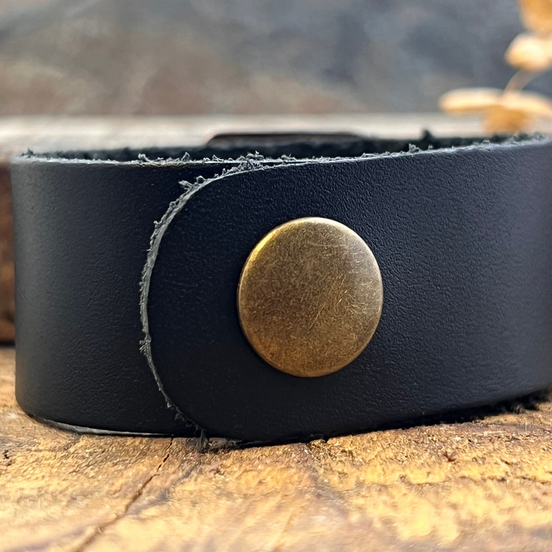 Tree of Life, Copper & Leather Cuff Bracelet, Unisex Jewelry, Hand Carved, Black Leather Adjustable Cuff, Size 6.75-8, Earthy Rustic Jewelry