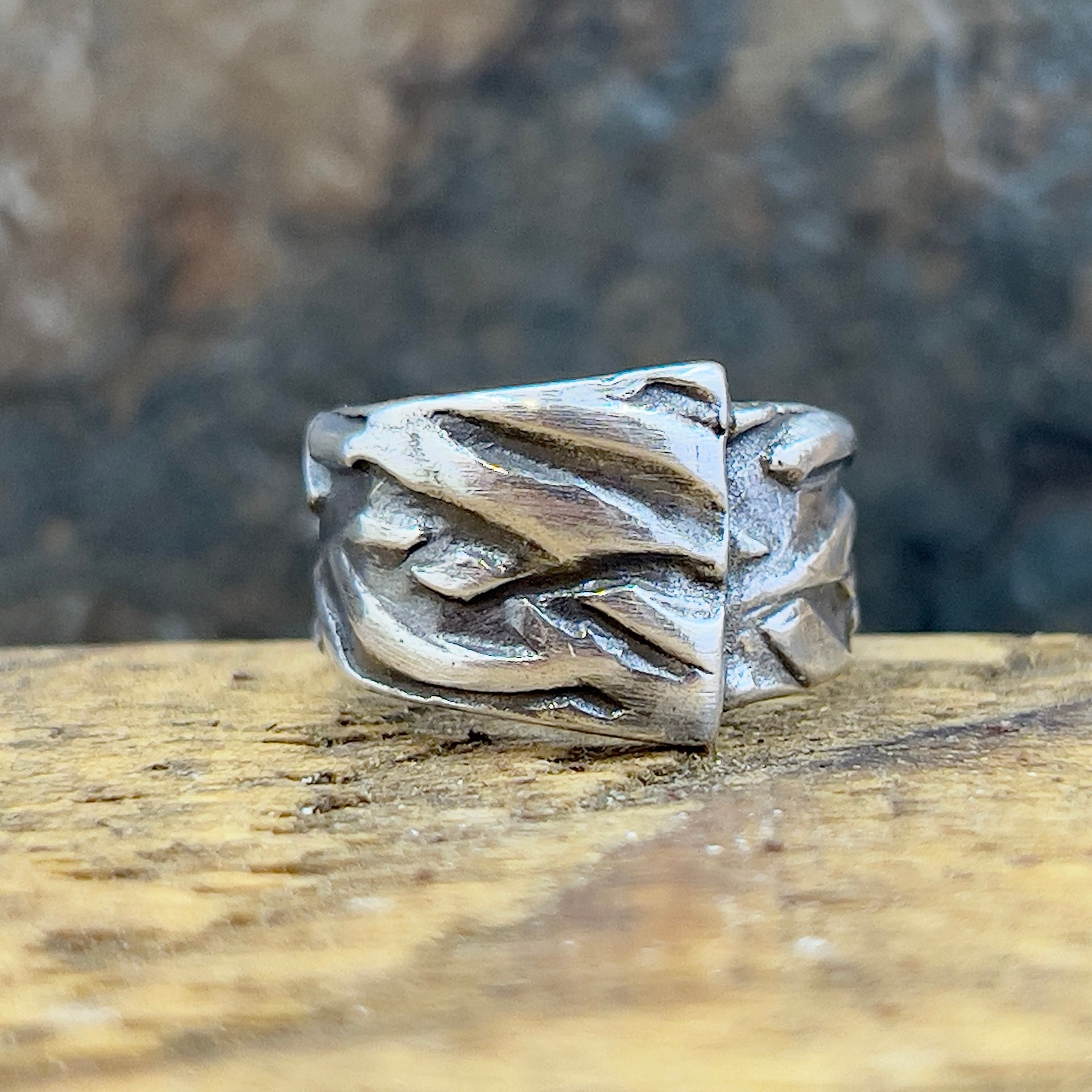 Silver Braid Ring, Sterling Silver 960, Wrap Ring, Braided Texture Ring, Wide Band Rings, Hand Crafted Art Jewelry, One of Kind Jewelry