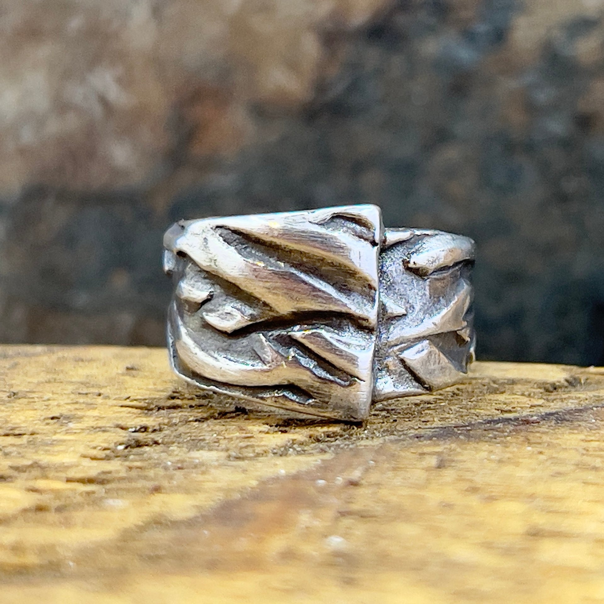 Silver Braid Ring, Sterling Silver 960, Wrap Ring, Braided Texture Ring, Wide Band Rings, Hand Crafted Art Jewelry, One of Kind Jewelry