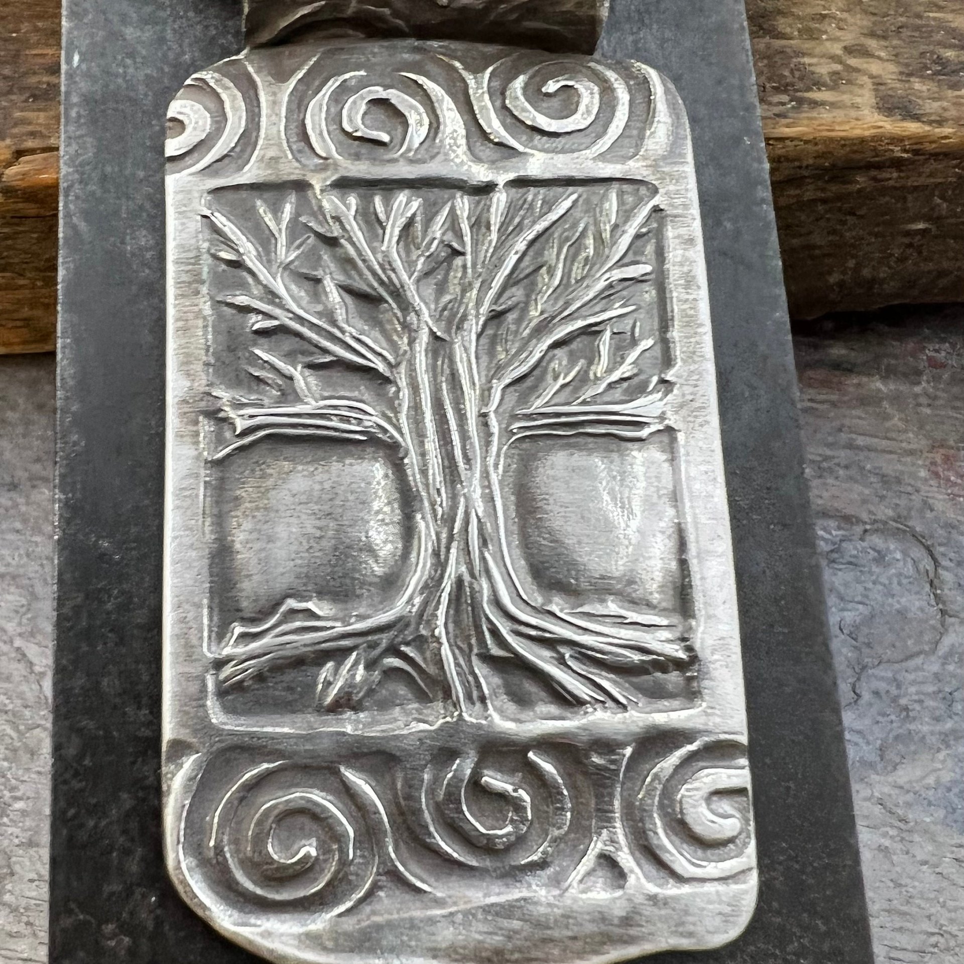 Tree of Life Pendant, Sterling Silver Tree Necklace, Irish Celtic Jewelry, Pagan Celtic Witch, Druid Sacred Trees, Celtic Spirals, Handmade
