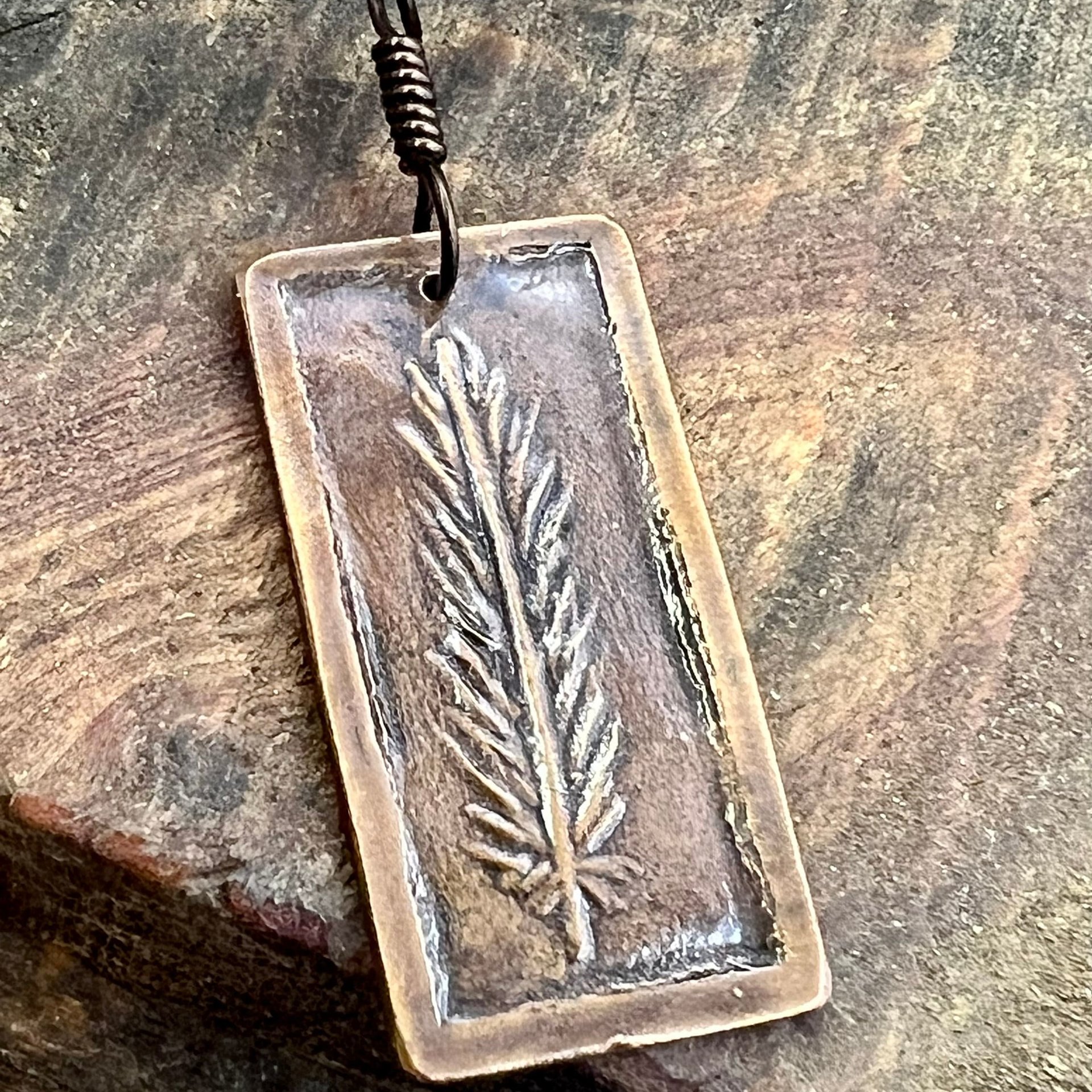 Feather Pendant, Copper Necklace, Single Feather, Irish Celtic Spirals, Men Women Jewelry, Earthy Rustic, Talisman, Fly Flight, Freedom