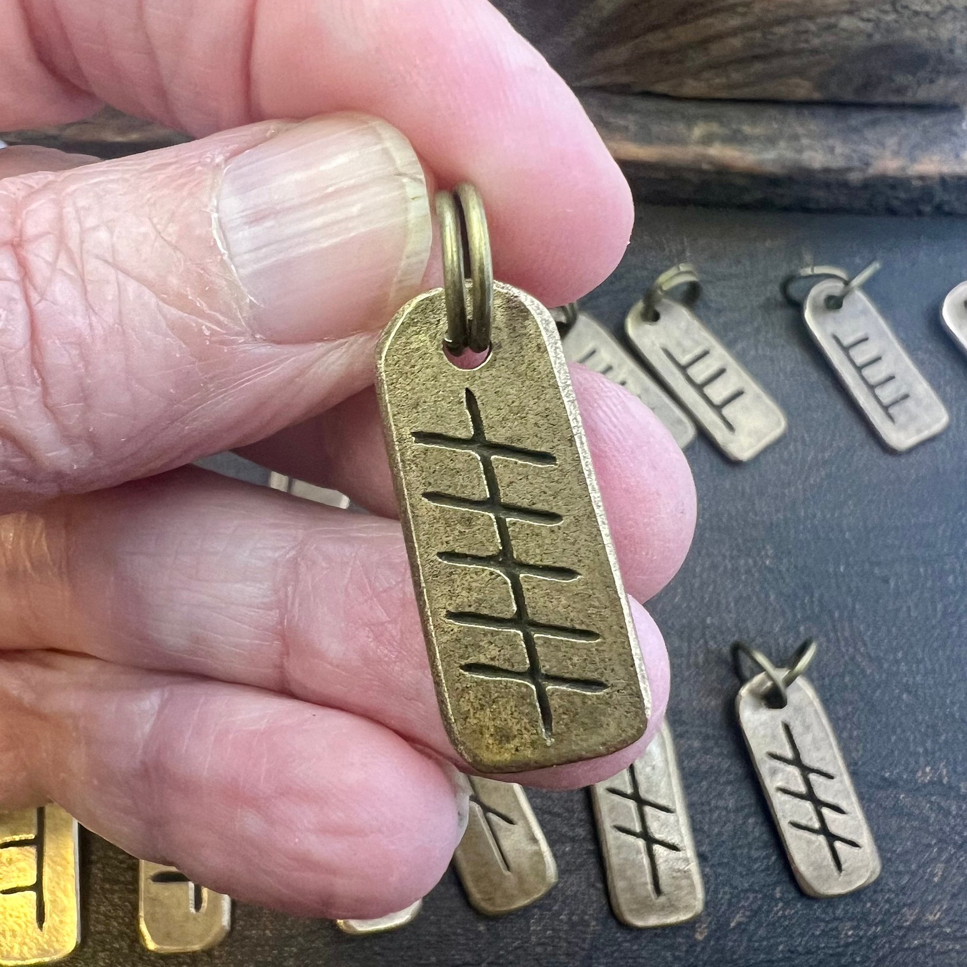 Celtic Tree Astrology, Bronze Ogham, Birth Charms, Horoscope, Hand Carved, Irish Sacred Trees, Celtic Witch, Pagan Gifts, Druid, Tree Lovers