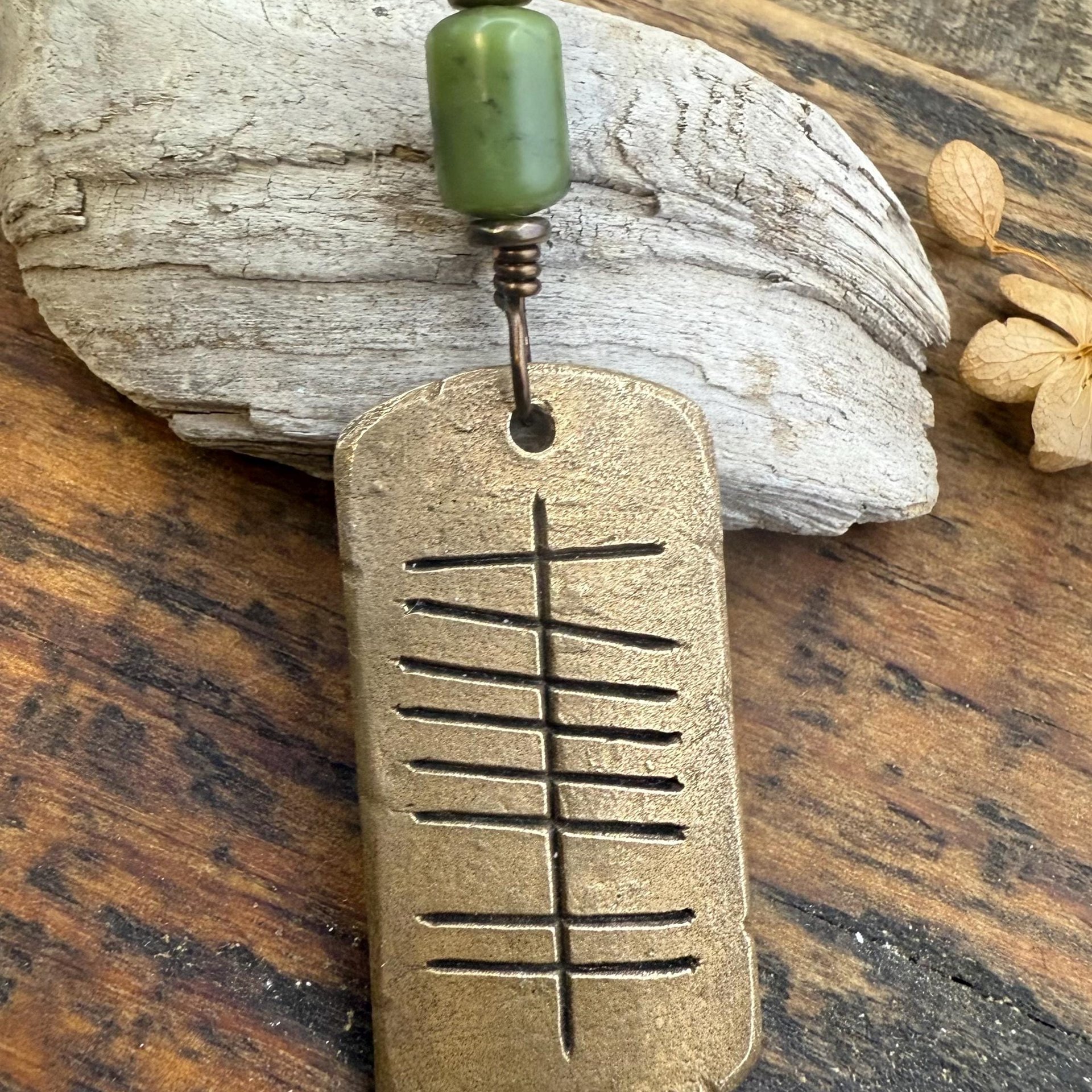 Love Ogham Bronze Charm, Grá Irish Love, Irish Gaelic, 8th Wedding Anniversary, Irish Celtic Jewelry, Celtic Witch, Pagan Love, Hand Carved