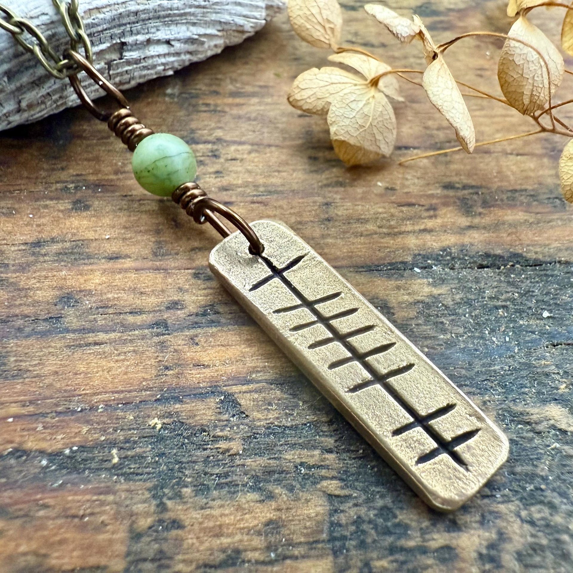 Love Ogham Bronze Charm, Grá Irish Love, Irish Gaelic, 8th Wedding Anniversary, Irish Celtic Jewelry, Celtic Witch, Pagan Love, Hand Carved