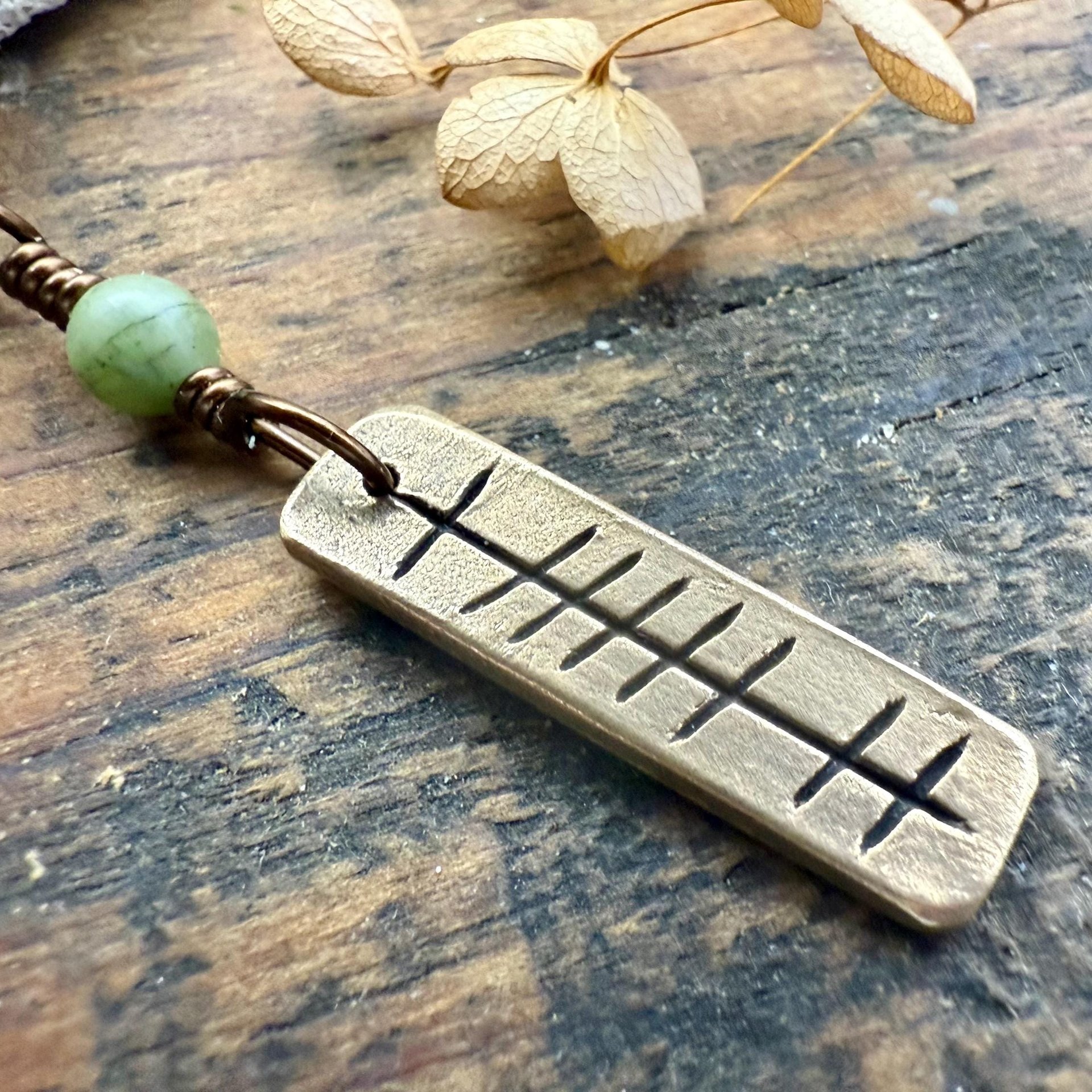 Love Ogham Bronze Charm, Grá Irish Love, Irish Gaelic, 8th Wedding Anniversary, Irish Celtic Jewelry, Celtic Witch, Pagan Love, Hand Carved