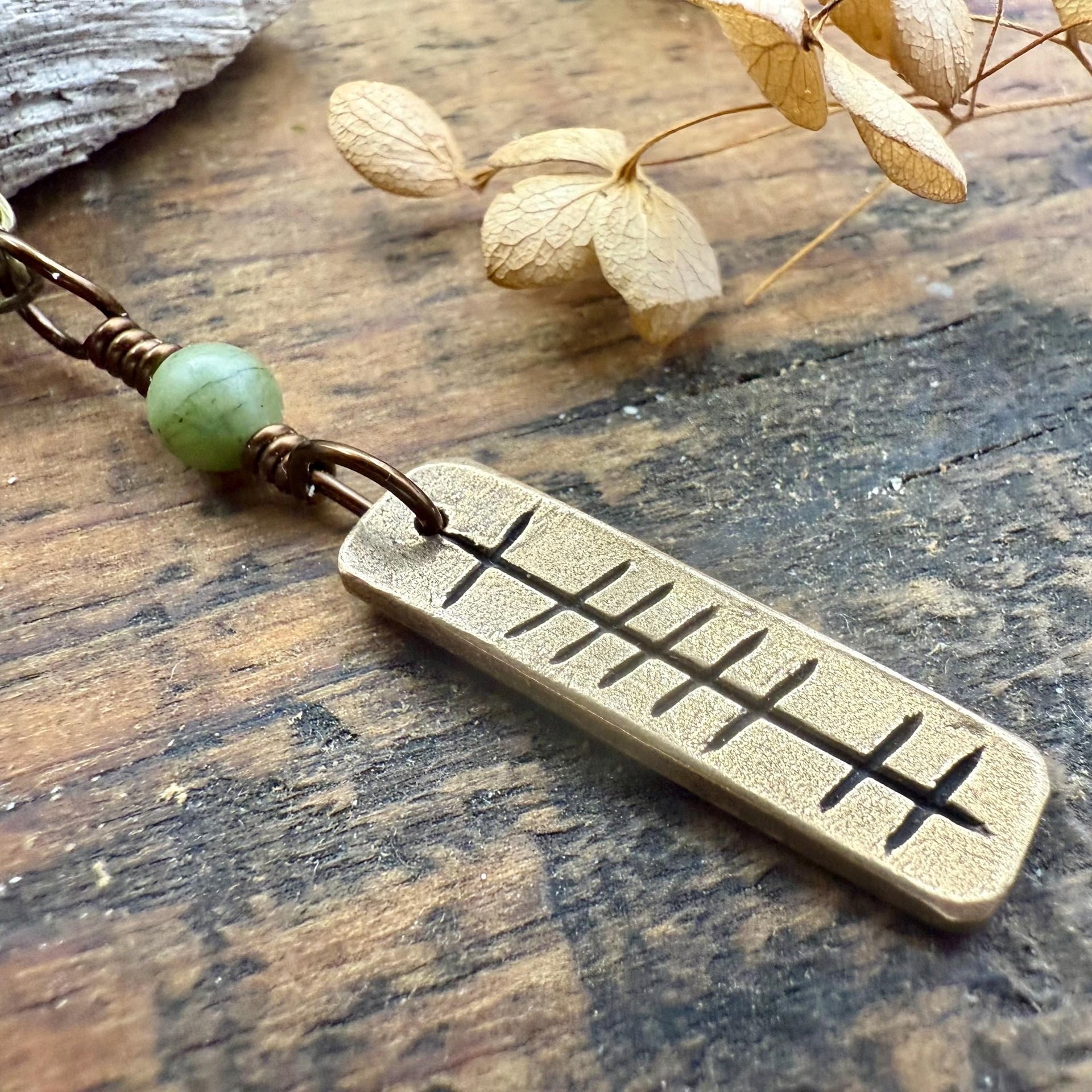 Love Ogham Bronze Charm, Grá Irish Love, Irish Gaelic, 8th Wedding Anniversary, Irish Celtic Jewelry, Celtic Witch, Pagan Love, Hand Carved