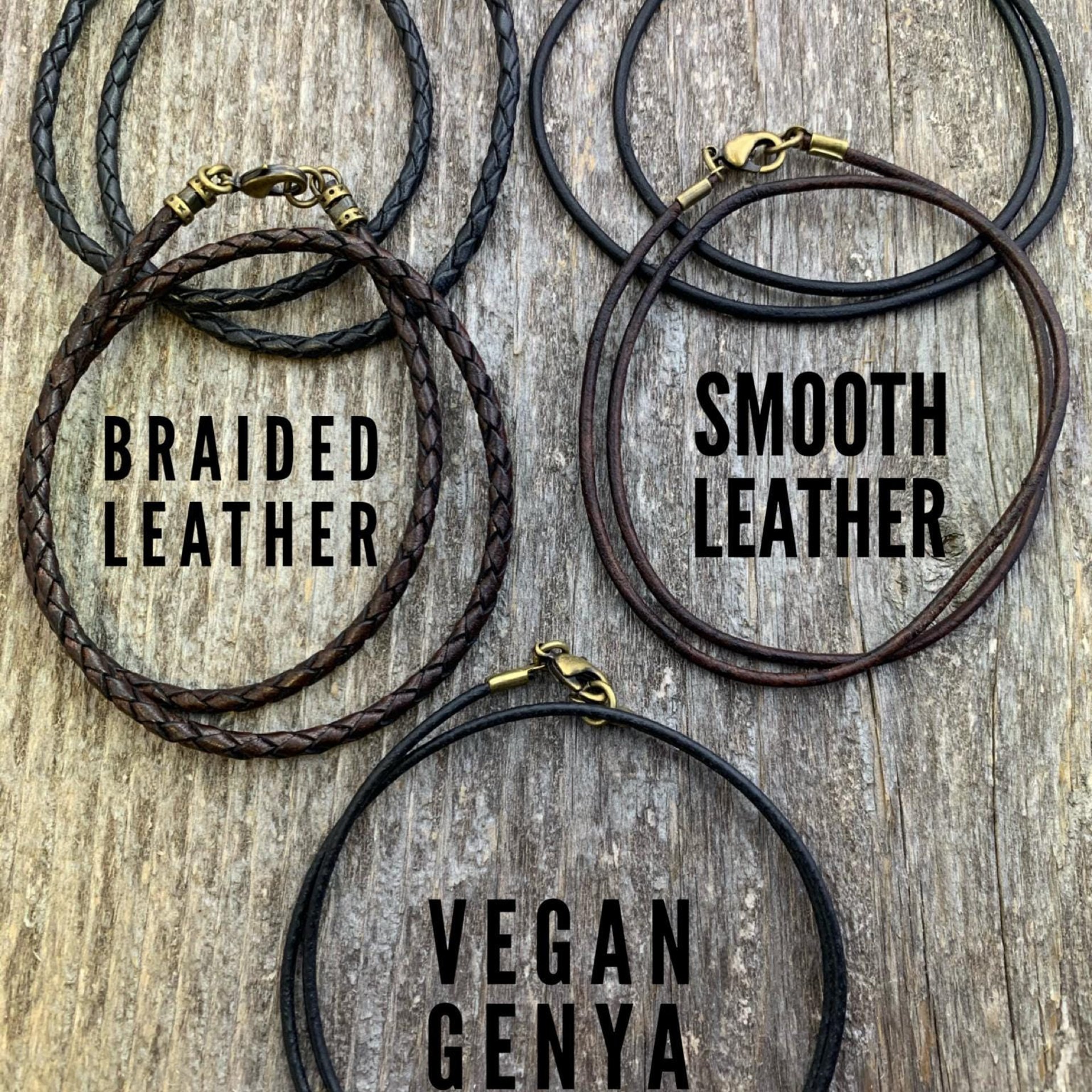 Bronze Cherry Charm, Door County Cherries, Handmade Bronze, Leather Vegan Cords, Wisconsin Cherry Trees, Souvenir Talisman of Door County