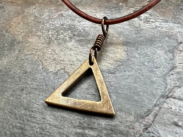 Fire Element, Bronze Elemental Signs, Pagan Witch Gift, Astrological Signs, Aries, Leo, Sagittarius, Summer, Elemental Symbols, Anniversary